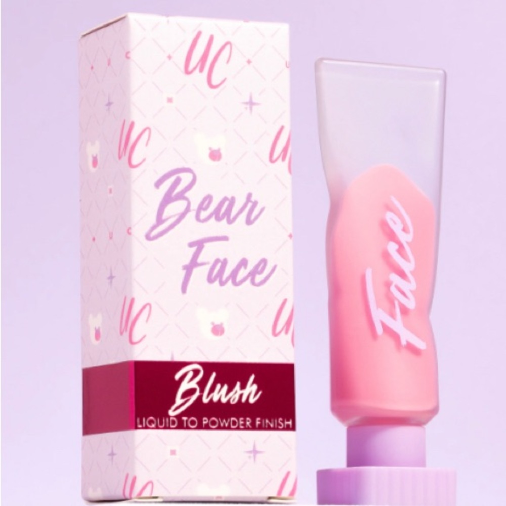 NEW UNICORN COSMETICS BEAR TEASE FACE BLUSH Liquid to Powder